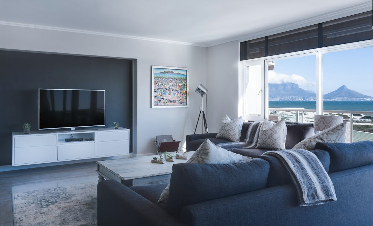 Modern apartment lounge